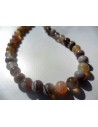 Agate grise collier